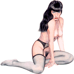Bettie Page by Bill Vujevich